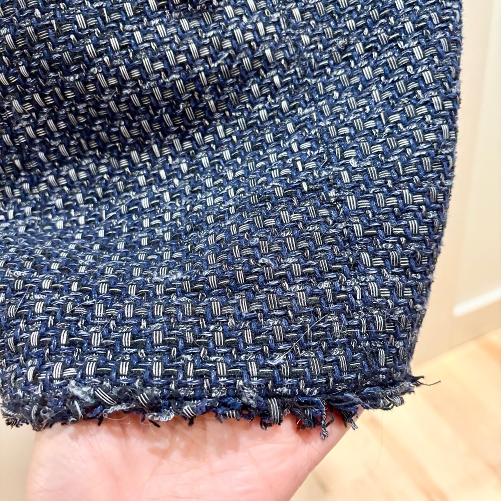 Ann Taylor Navy Tweed Blazer - Picture 3 of 10